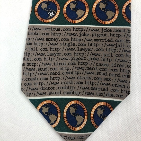 Vicky Davis The Net Mens Tie Gray - Picture 6 of 7